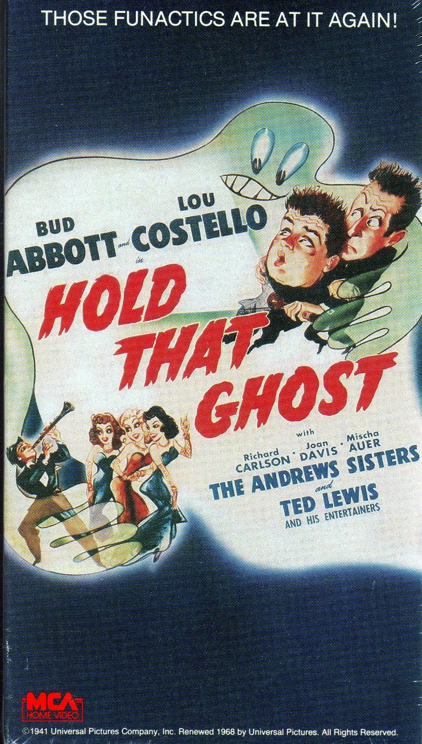 BUD ABBOTT LOU COSTELLO Hold That Ghost MOVIE POSTER 27x40 1941 Andrew Sisters 