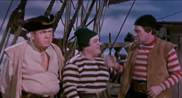 Abbott and Costello Meet Captain Kidd - handcuff routine