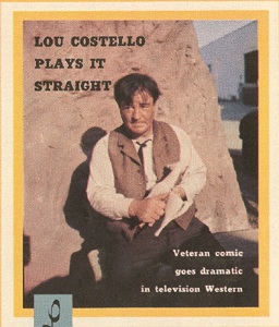 TV Guide - Lou Costello plays it straight