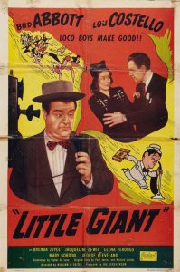 The Little Giant, starring Lou Costello and Bud Abbott - movie poster