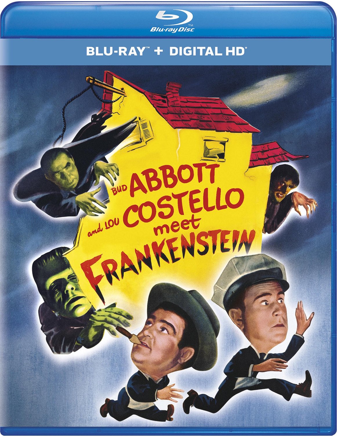 Bud Abbott and Lou Costello Meet Frankenstein, starring Bela Lugosi, Lon Chaney Jr., Glenn Strange