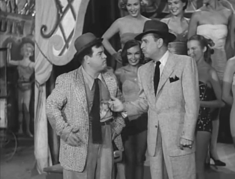 Lou Costello and Bud Abbott getting soaked in The Buzzing Bee, aka. Busy Bee