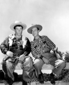 Lou Costello and Bud Abbott in Ride 'Em Cowboy