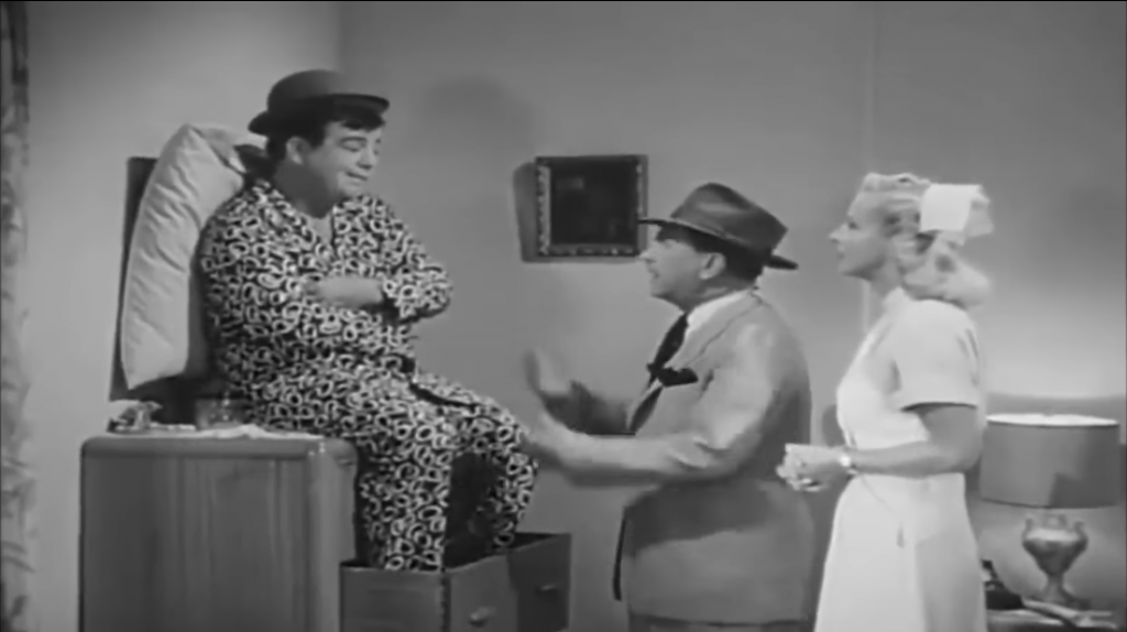 Peace and Quiet - The Abbott and Costello Show - Lou's fighting insomnia, and despite Bud's "help", nothing seems to work …