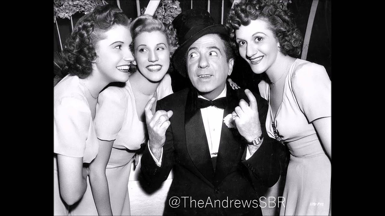 The Andrews Sisters with Ted Lewis in "Hold That Ghost"