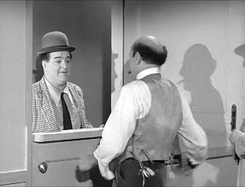 Handkerchief gag in "Hillary's Birthday" - Lou Costello, Sid Fields