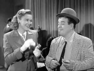 Mrs. Jackson and Lou Costello in "Las Vegas"