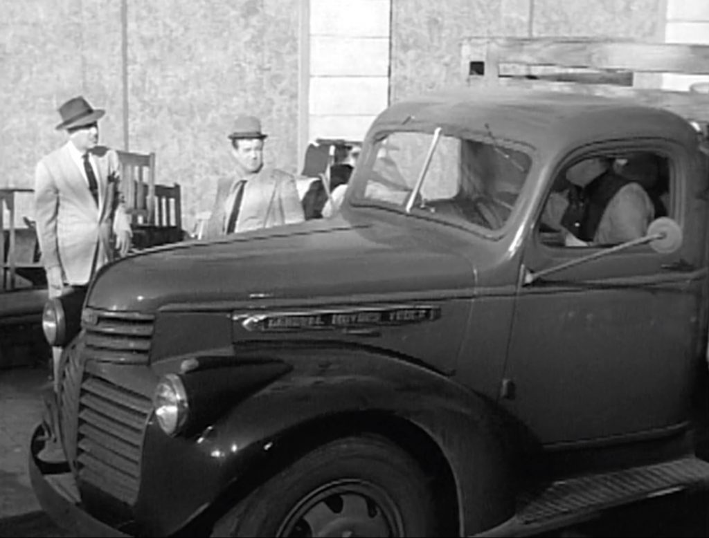 Bud Abbott, Lou Costello, and the Salvation Army truck in Little Old Lady