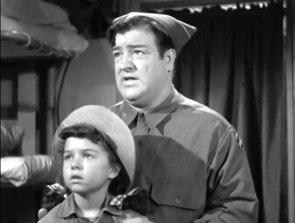 Lou and Evie in "Buck Privates Come Home"