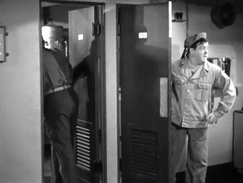 Hilarious In and Out door routine in "Buck Privates Come Home"