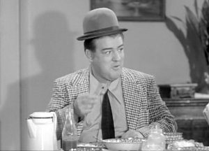 Lou Costello doing the mustard routine in "Police Rookies"