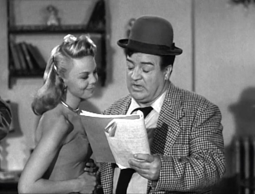 Jean and Lou Costello reading for the play, "South of Dixie"