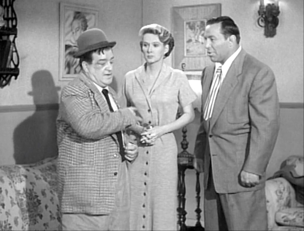 Bone Breaker breaks if after Agnes accepts Lou Costello's proposal in "Wife Wanted"