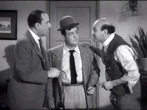 Bud Abbott, Lou Costello, and Sid Fields in Uncle from New Jersey - The Abbott and Costello Show season 2