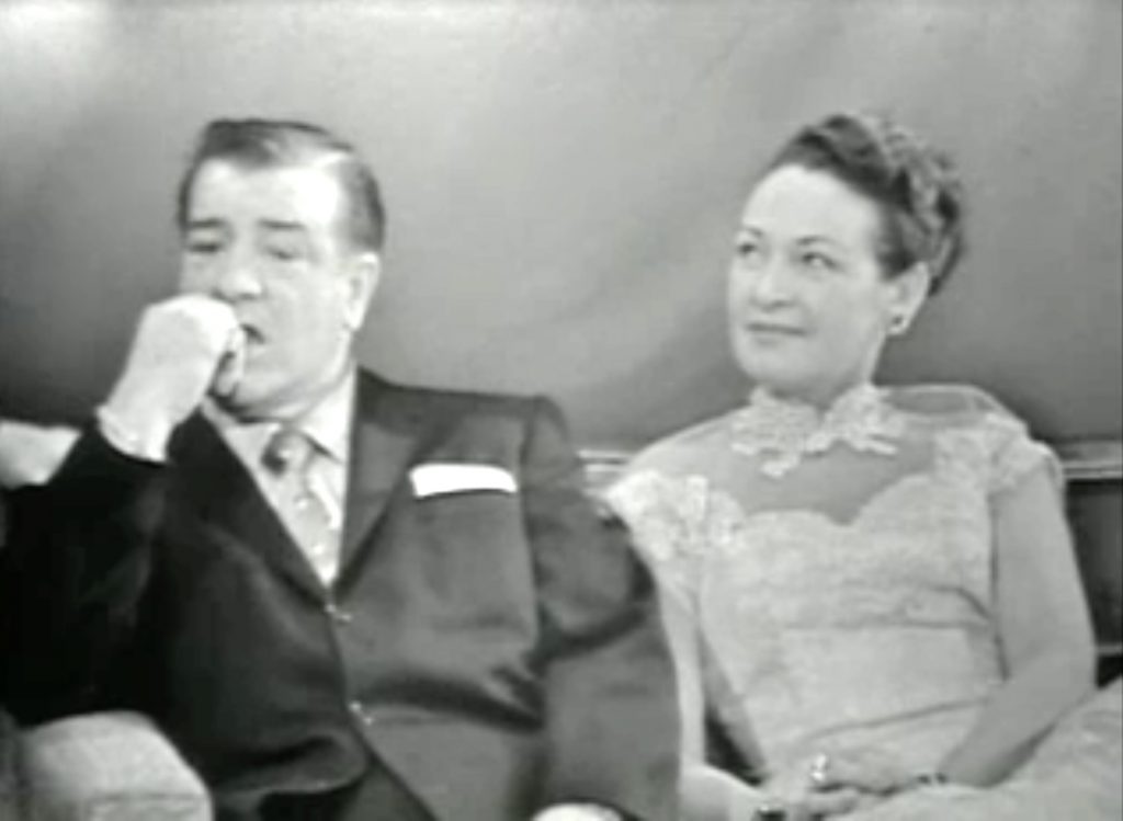 Lou with his wife on "This is your life Lou Costello"