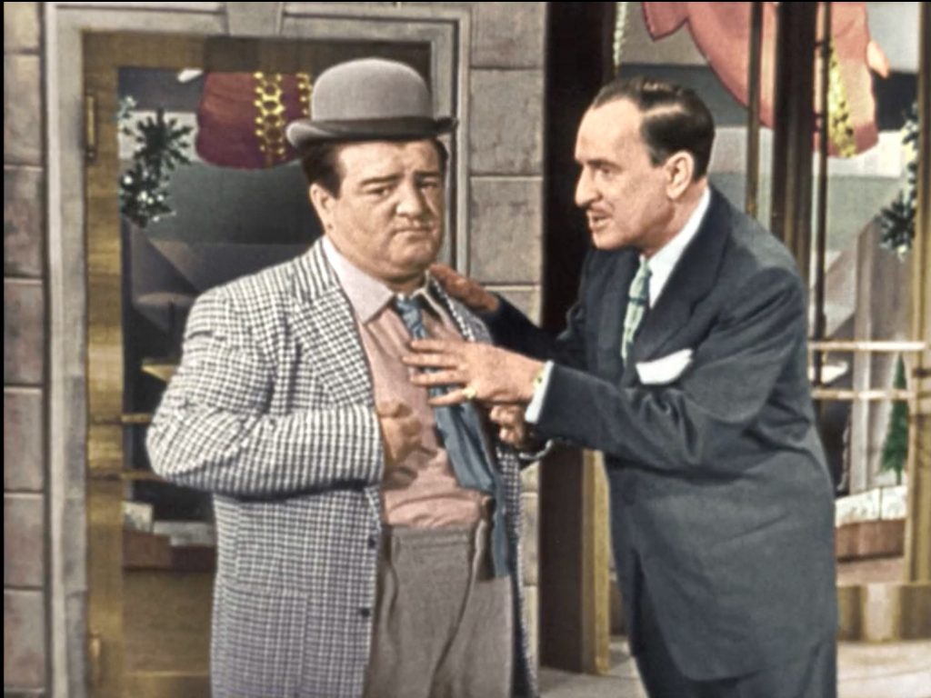 Got any money? A classic Abbott and Costello routine, where Bud plans to borrow money from Lou …